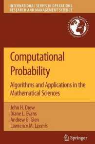 Computational Probability : Algorithms and Applications in the Mathematical Sciences (International Series in Operations Research & Management Science