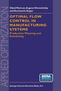 Optimal Flow Control in Manufacturing Systems : Production Planning and Scheduling (Applied Optimization)