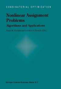 Nonlinear Assignment Problems : Algorithms and Applications