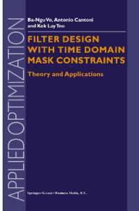 Filter Design with Time Domain Mask Constraints : Theory and Applications (Applied Optimization)
