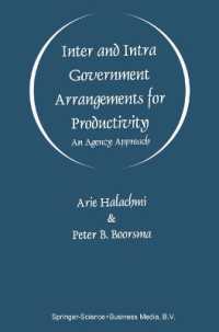 Inter and Intra Government Arrangements for Productivity : An Agency Approach