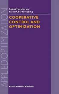 Cooperative Control and Optimization (Applied Optimization)