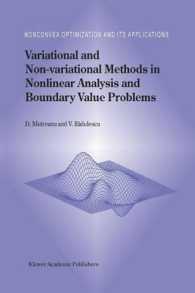 Variational and Non-variational Methods in Nonlinear Analysis and Boundary Value Problems (Nonconvex Optimization and Its Applications)