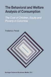 The Behavioral and Welfare Analysis of Consumption : The Cost of Children, Equity and Poverty in Colombia