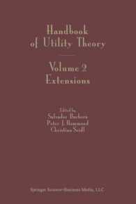 Handbook of Utility Theory : Extensions 〈2〉