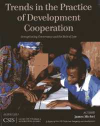 Trends in the Practice of Development Cooperation : Strengthening Governance and the Rule of Law (Csis Reports)