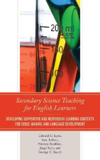 Secondary Science Teaching for English Learners : Developing Supportive and Responsive Learning Contexts for Sense-Making and Language Development