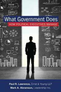 What Government Does : How Political Executives Manage