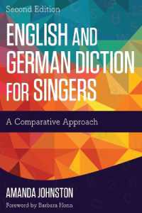 English and German Diction for Singers : A Comparative Approach