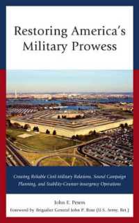 Restoring America's Military Prowess : Creating Reliable Civil-Military Relations, Sound Campaign Planning and Stability-Counter-insurgency Operations