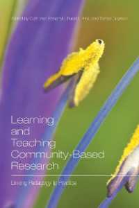 Learning and Teaching Community-Based Research : Linking Pedagogy to Practice