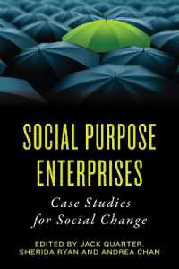 Social Purpose Enterprises : Case Studies for Social Change