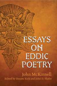 Essays on Eddic Poetry (Toronto Old Norse-icelandic Series (Tonis))