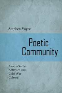 Poetic Community : Avant-Garde Activism and Cold War Culture