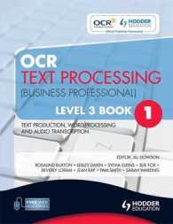 OCR Text Processing (Business Professional): Text Production， Word Pro