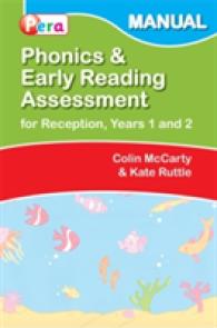 Phonics and Early Reading Assessment (PERA) Manual