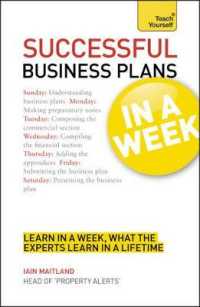 Business Plans in a Week : Write a Business Plan in Seven Simple Steps