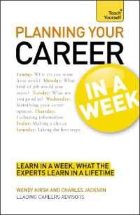 Planning Your Career in a Week : Start Your Career Planning in Seven Simple Steps