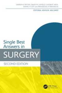 Single Best Answers in Surgery (Medical Finals Revision Series) （2ND）