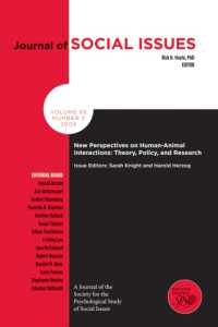 New Perspectives on Human-animal Interactions : Theory, Policy and Research