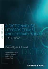 文学用語・理論事典（第５版）<br>A Dictionary of Literary Terms and Literary Theory (Dictionary of Literary Terms and Literary Theory) （5TH）