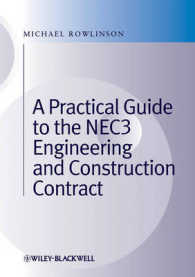 A Practical Guide to the NEC3 Engineering and Construction Contract （3RD）