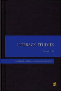 リテラシー研究：言語・言語学の基準（全５巻）<br>Literacy Studies (SAGE Benchmarks's in Language and Linguistics)