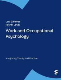 労働・職業心理学<br>Work and Occupational Psychology : Integrating Theory and Practice