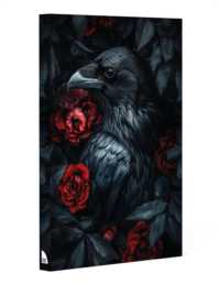 Raven and Roses Notebook : A Romantasy-Inspired Hardback Notebook for Writing, Journaling, and Creative Expression