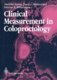 Clinical Measurement in Coloproctology