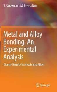 Metal and Alloy Bonding : An Experimental Analysis, Charge Density in Metals and Alloys