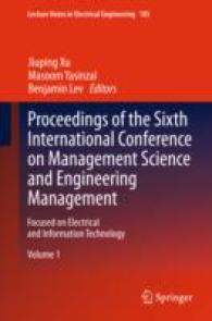 Proceedings of the Sixth International Conference on Management Science and Engineering Management : Focused on Electrical and Information Technology