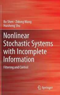 Nonlinear Stochastic Systems with Incomplete Information : Filtering and Control