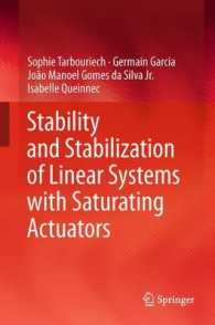 Stability and Stabilization of Linear Systems with Saturating Actuators （2011）