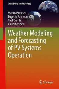 Weather Modeling and Forecasting of PV Systems Operation (Green Energy and Technology) （2013）