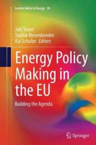 Energy Policy Making in the EU : Building the Agenda (Lecture Notes in Energy)