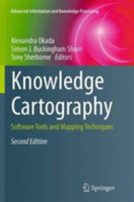 Knowledge Cartography : Software Tools and Mapping Techniques (Advanced Information and Knowledge Processing) （2ND）
