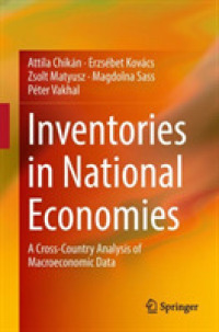 Inventories in National Economies : A Cross-Country Analysis of Macroeconomic Data