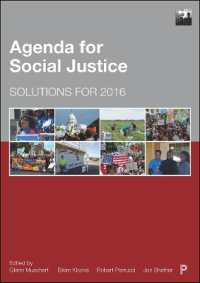 Agenda for Social Justice : Solutions for 2016 (Sssp Agendas for Social Justice)