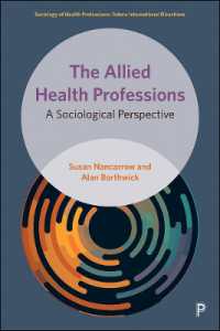The Allied Health Professions : A Sociological Perspective (Sociology of Health Professions)