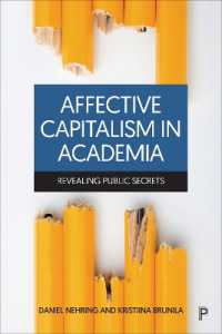 Affective Capitalism in Academia : Revealing Public Secrets