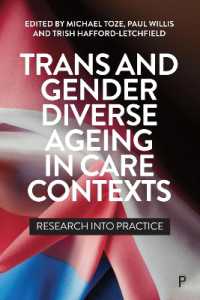 Trans and Gender Diverse Ageing in Care Contexts : Research into Practice
