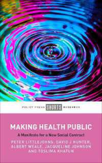 Making Health Public : A Manifesto for a New Social Contract