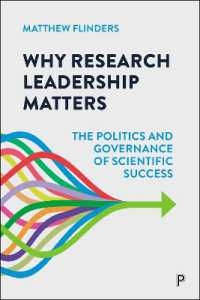 Why Research Leadership Matters : The Politics and Governance of Scientific Success
