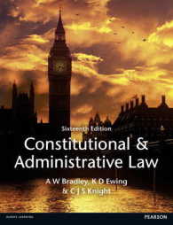 Constitutional and Administrative Law, 16 Edn -- Paperback （16 New ed）