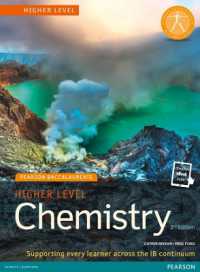 Pearson Baccalaureate Chemistry Higher Level 2nd edition print and online edition for the IB Diploma (Pearson International Baccalaureate Diploma: International Editions) （2ND）