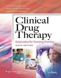 Clinical Drug Therapy : Rationales for Nursing Practice （9th revised international）