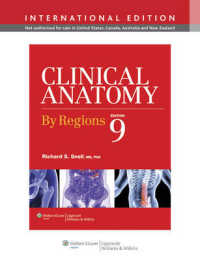 部位別臨床解剖学（第９版）<br>Clinical Anatomy by Regions （9 PAP/PSC）