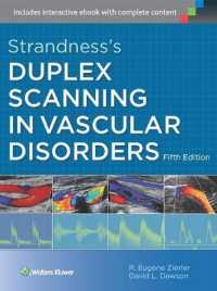 ストランドネス血管疾患の二重走査（第５版）<br>Strandness's Duplex Scanning in Vascular Disorders （5TH）