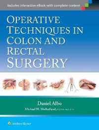 Operative Techniques in Colon and Rectal Surgery -- Hardback